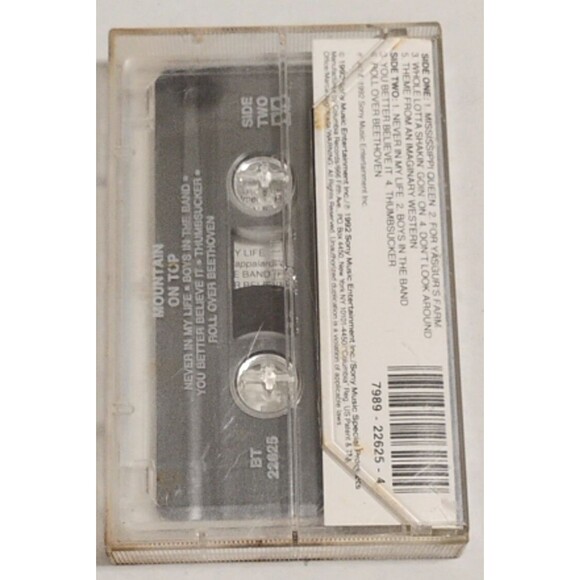 Mountain On Top 1992 Cassette Tape Sony Music Entertainment Pop/Rock Album - Picture 2 of 2